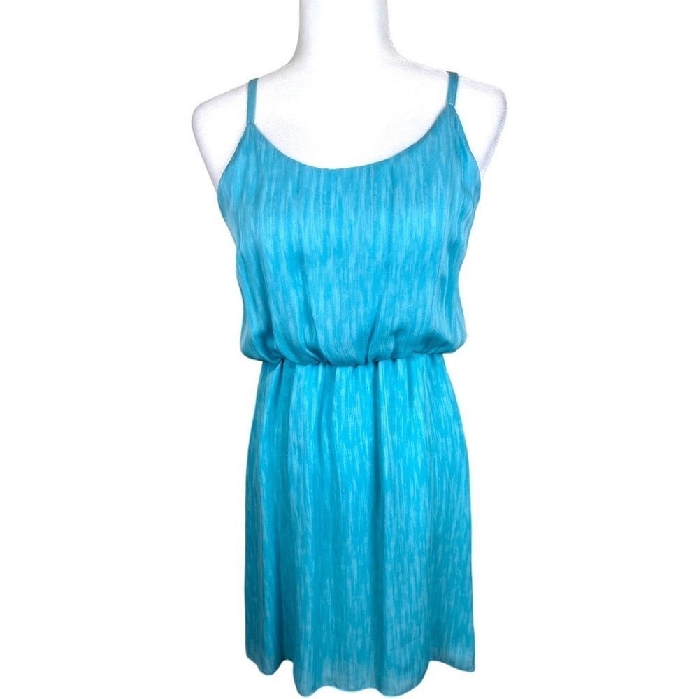 Alice + Olivia Aqua Blue Mini Dress